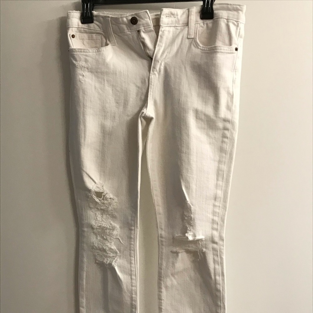 Distressed jeans